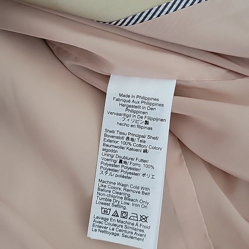 J. Crew New Icon Trench Coat #BF456- Vintage Khaki - Picture 10 of 12